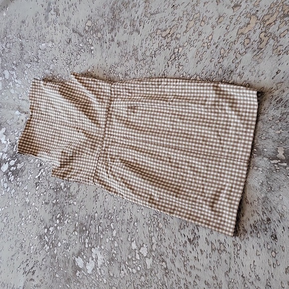 J. McLaughlin Paulson Gingham Check  Sleeveless Sheath Dress Sz10 - Picture 8 of 9